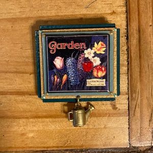 Vintage Artist Made Gardening Pin